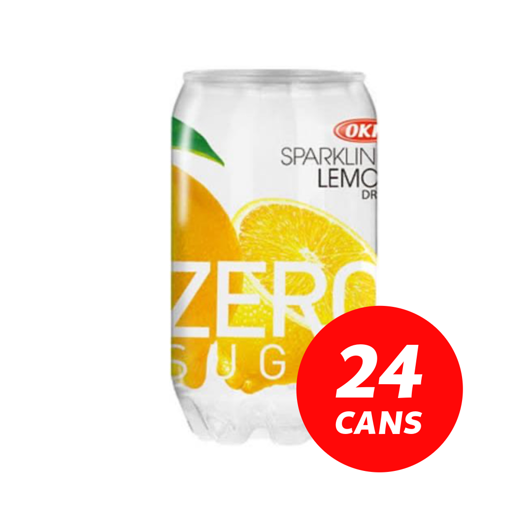 OKF sparkling drink lemon zero sugar π 24 x 350ml cans