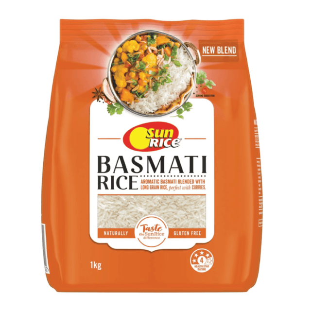 Sunrice Basmati Rice 1kg - 11th Hr