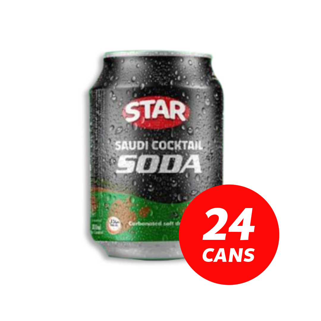 Saudi cocktail cans - 24 pack