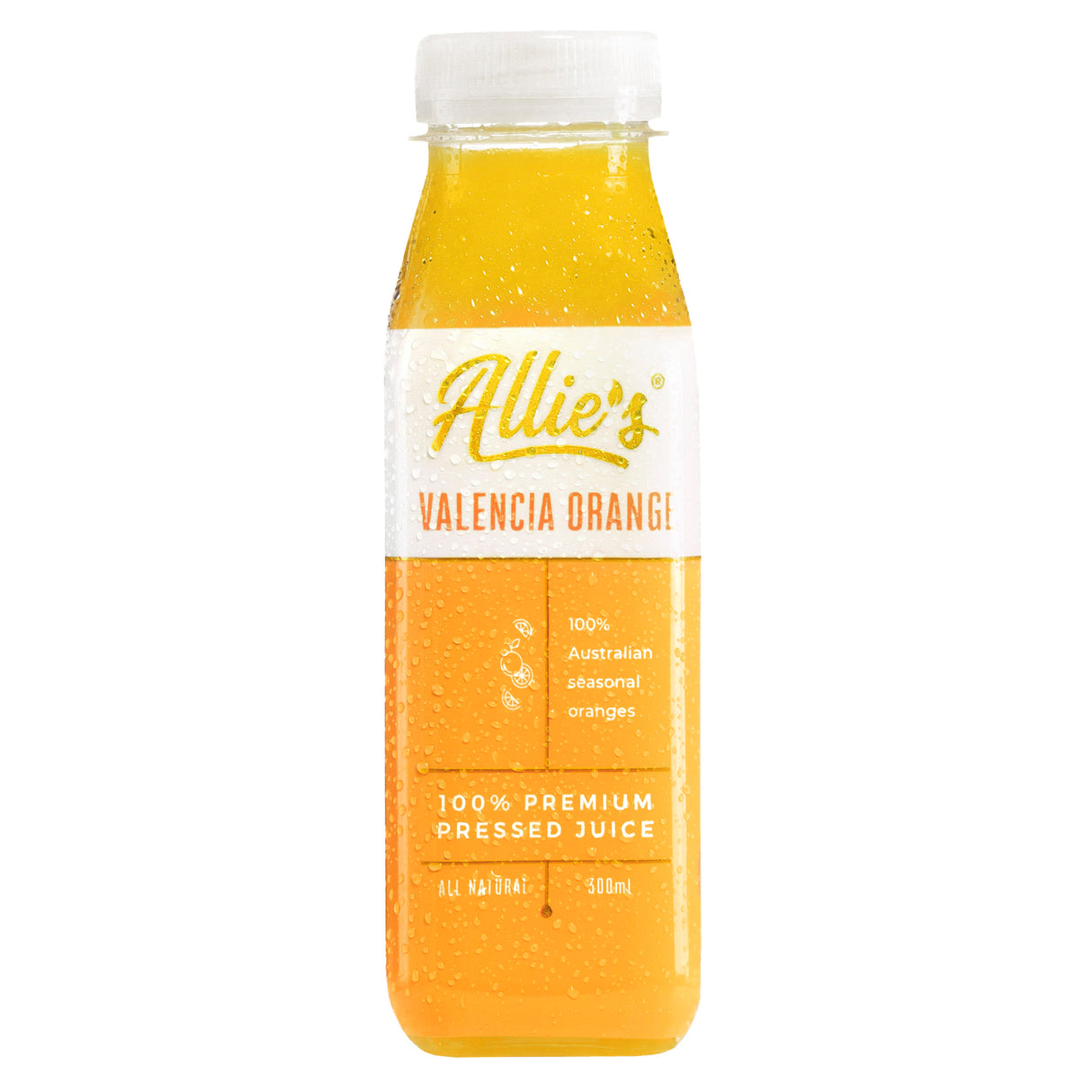 Allie's Valencia Orange 300mL - Cold Pressed Juice