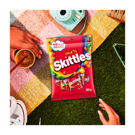 Skittles Fruits Chewy Lollies Party Share Bag - 180g