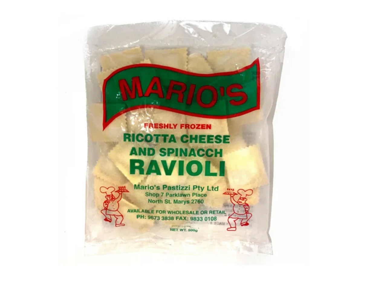 Mario’s Ricotta cheese & spinach ravioli - 500g