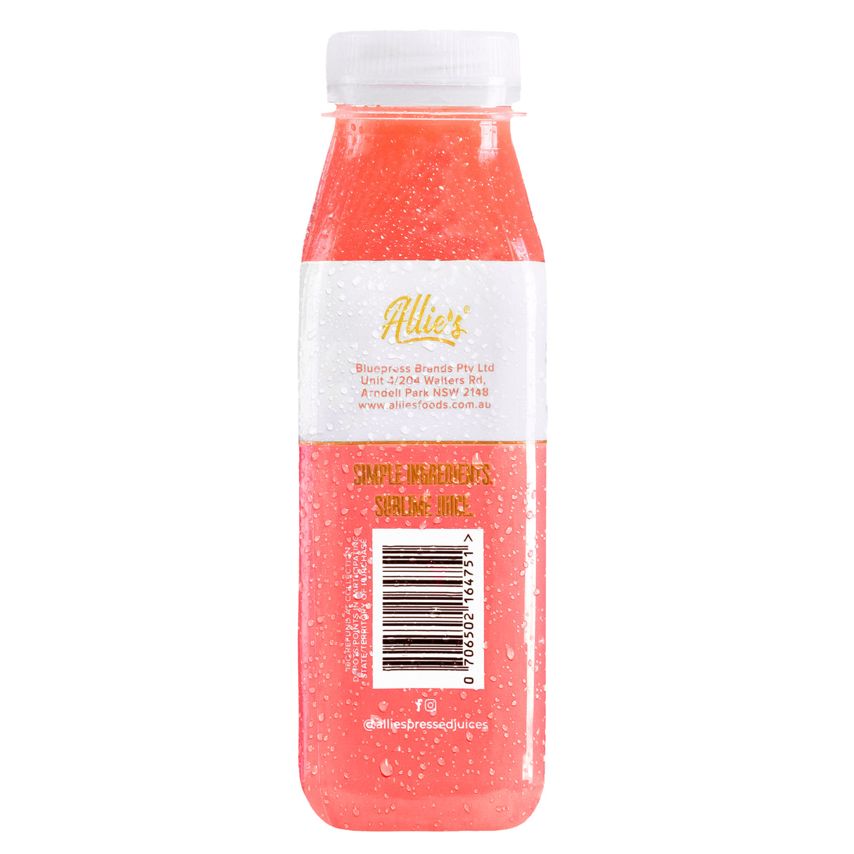 Allie's Watermelon+ 300mL - Cold Pressed Juice