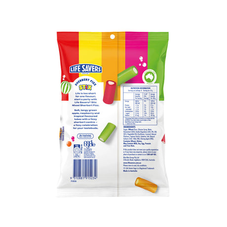 Life Savers Stix Sherbert Fizz Mixed - 200g