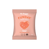 Funday No Sugar Sour Peach Hearts lollies - 50g