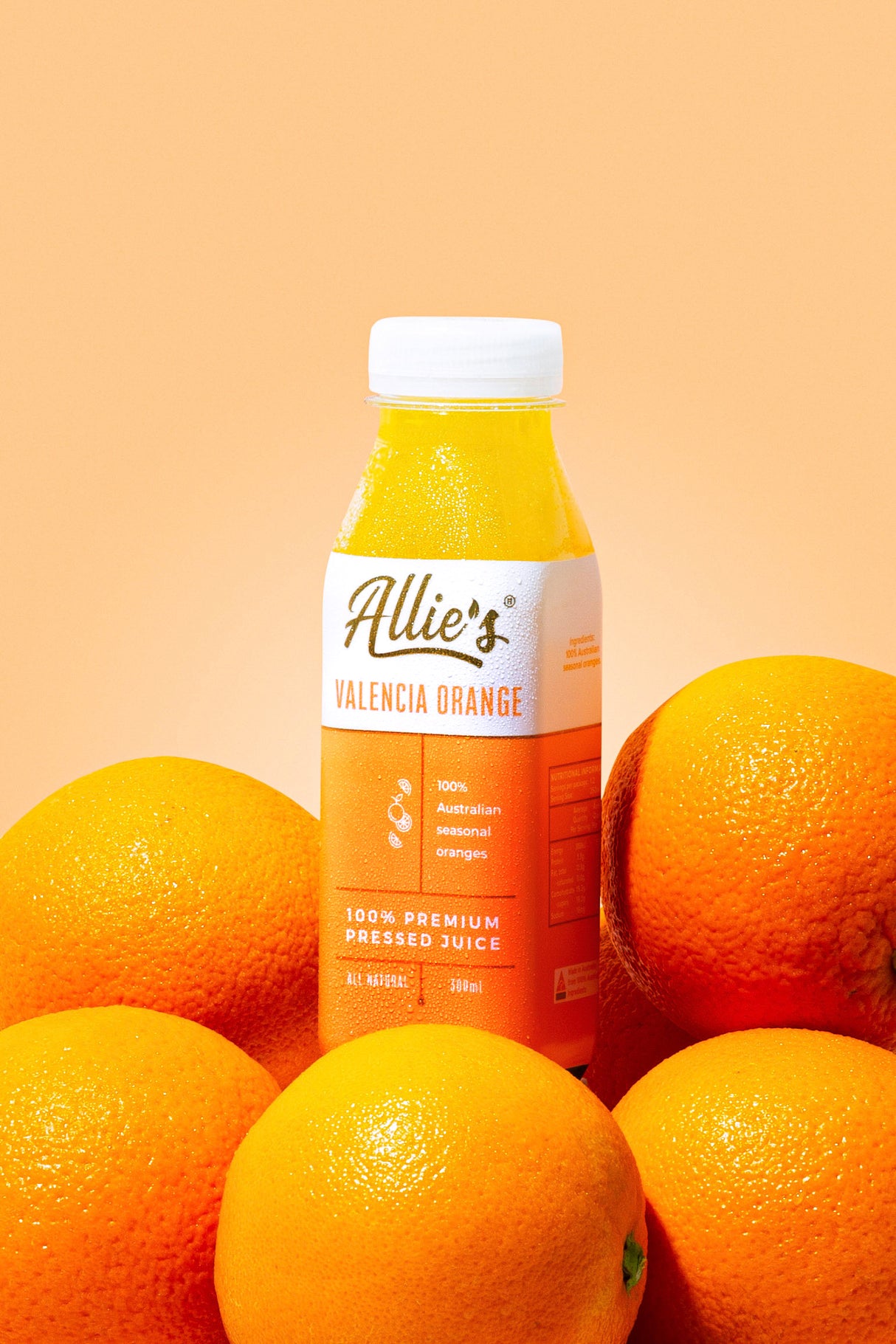 Allie's Valencia Orange 300mL - Cold Pressed Juice