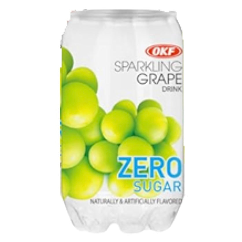 OKF Sparkling drink Grape Zero Sugar - 350ml can