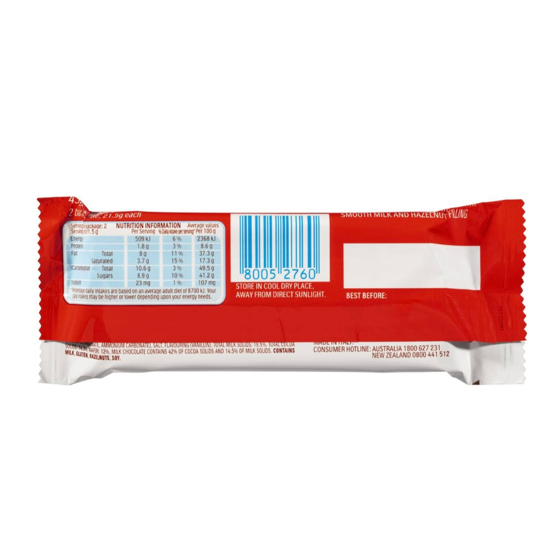 Kinder Bueno Milk Chocolate Bar 39g