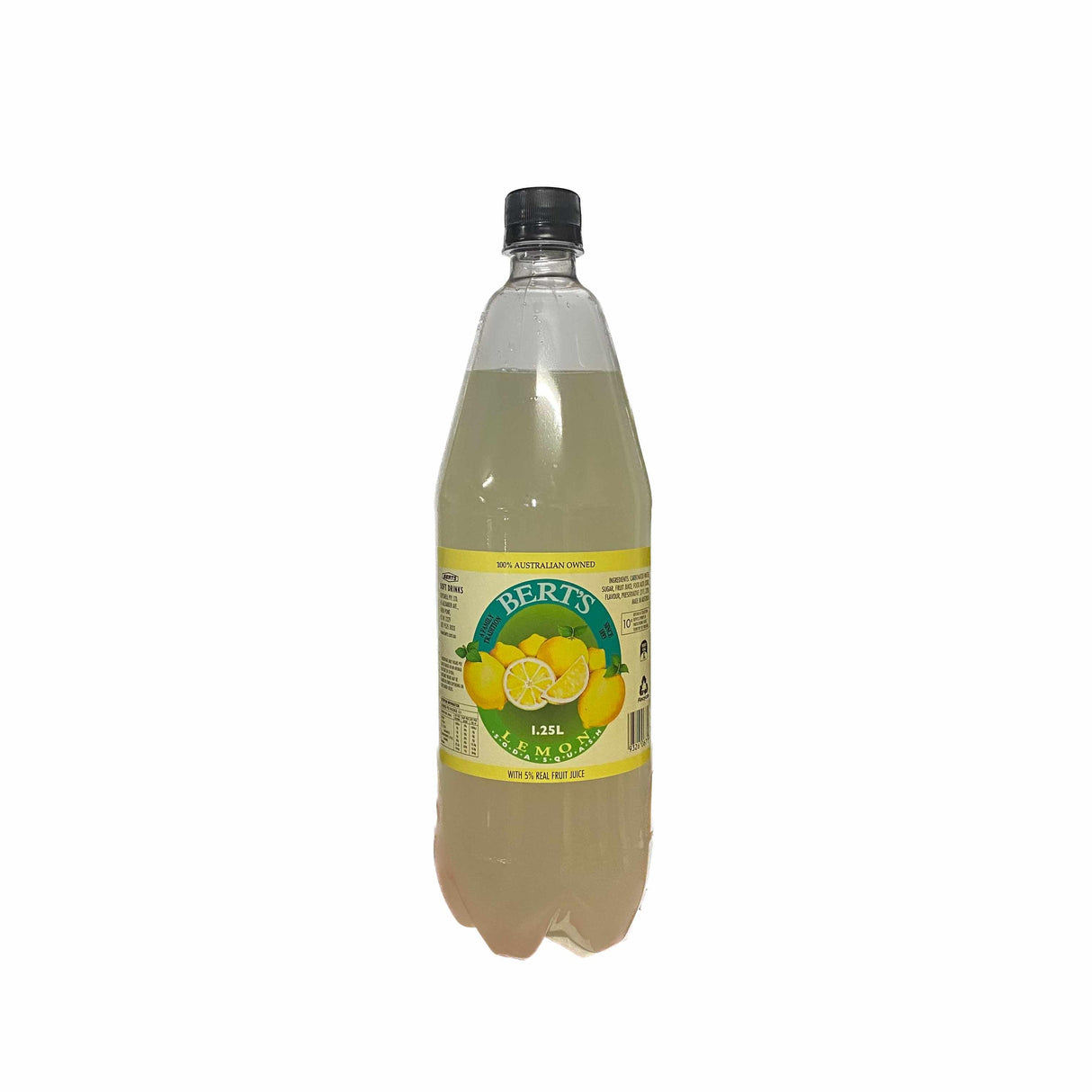 Bert’s Lemon Soda Squash 1.25L - 11th Hr