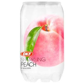 OKF PEACH sparkling drink -350ml can