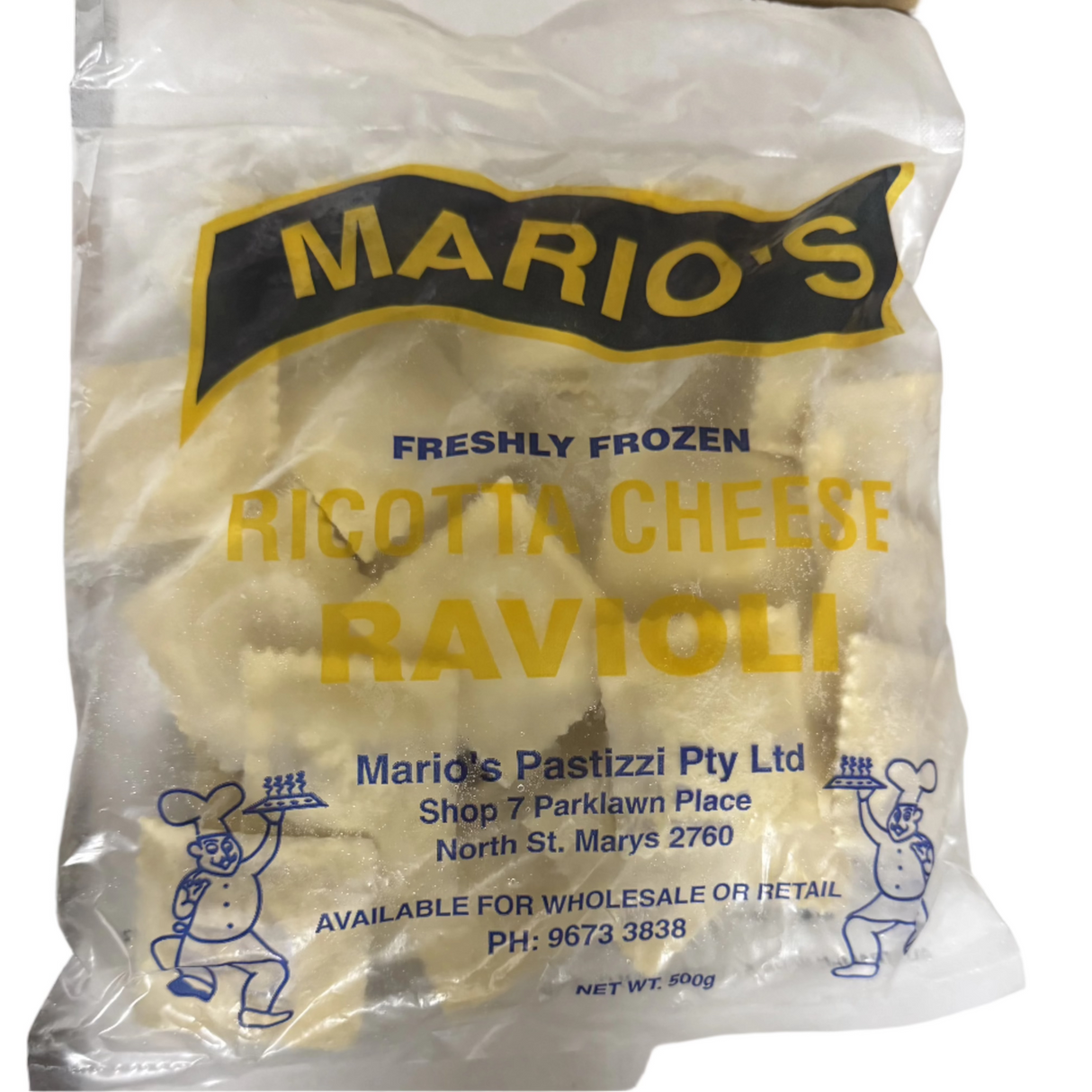 Mario’s Ricotta cheese ravioli - 500g