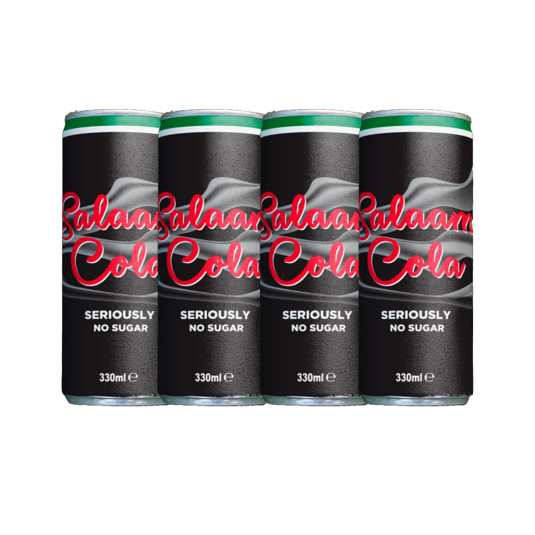 Salaam Cola Sampler pack Can No Sugar - 4x330ml