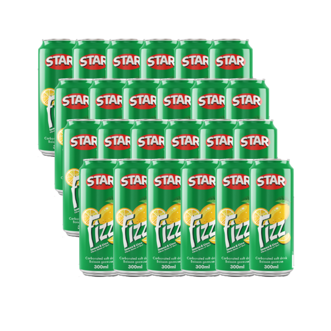 Star Fizz Lemon -  24 x 300ml cans