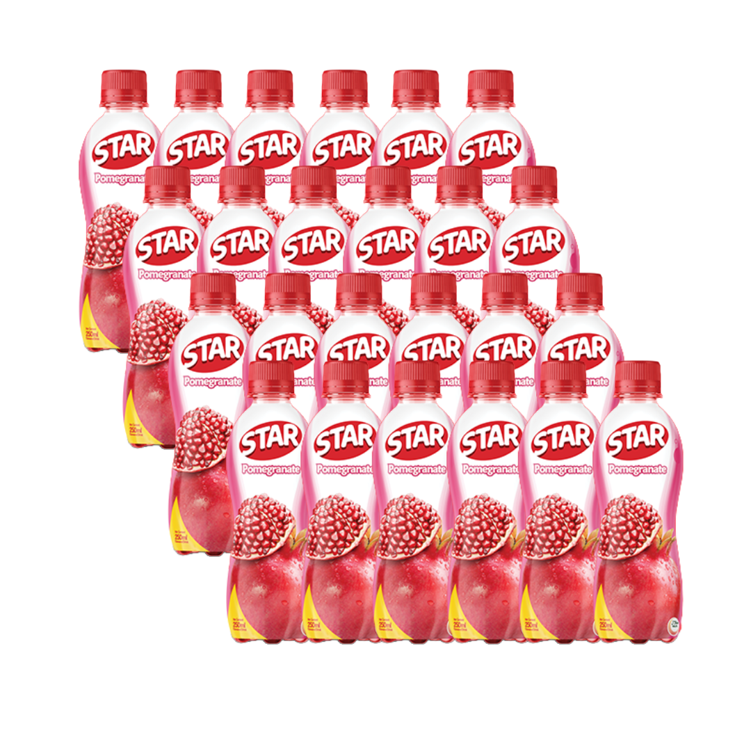 Star Pomegranate - 24 x 250ml bottles