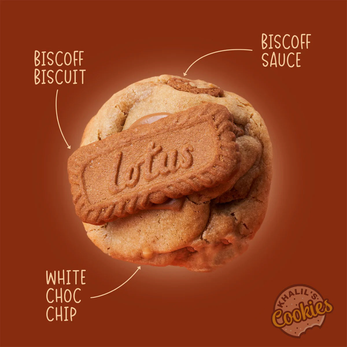 Khalil's Cookies - Lotus Biscoff || THURS-SUNDAY only