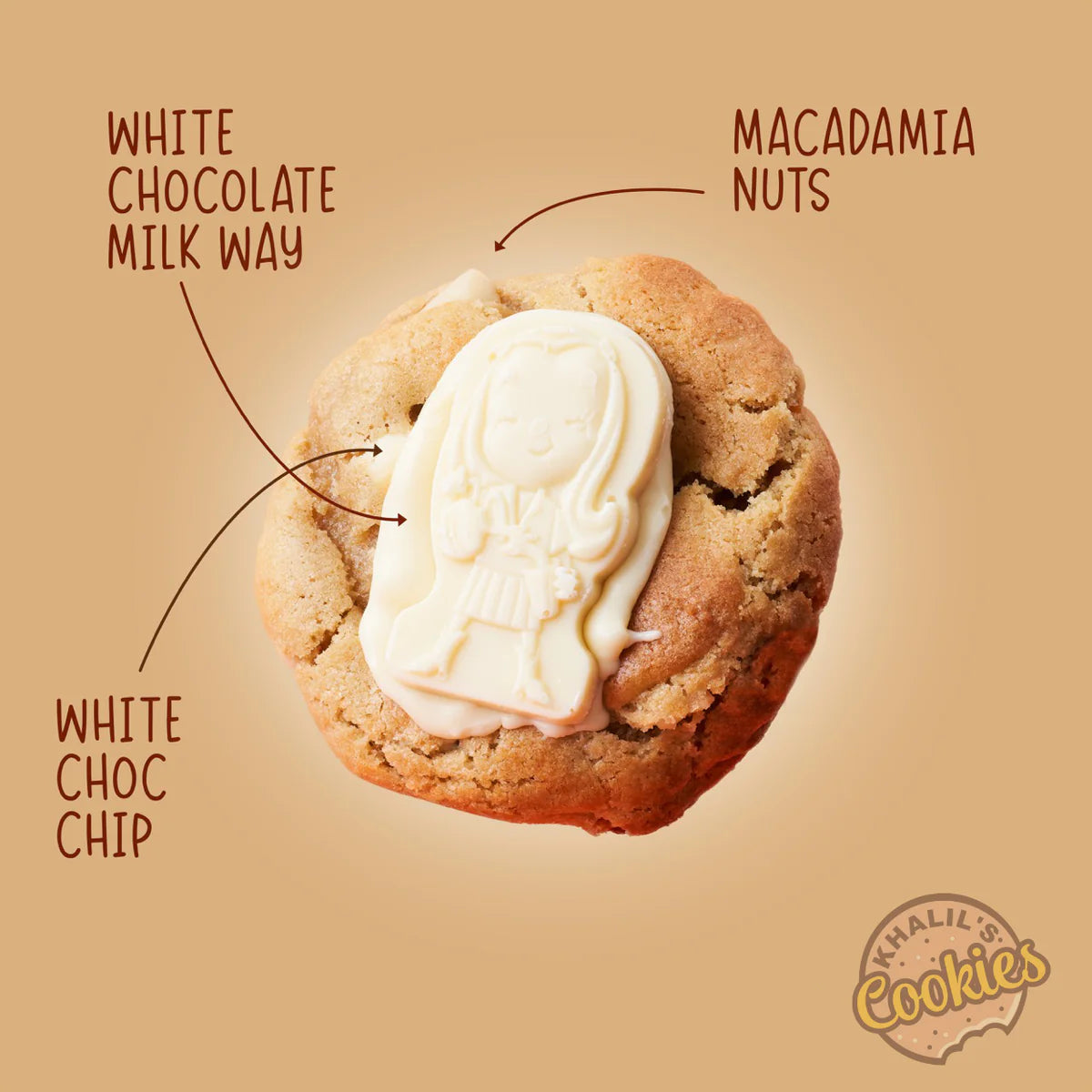 Khalil's Cookies - White Choc Macadamia || THURS-SUNDAY only