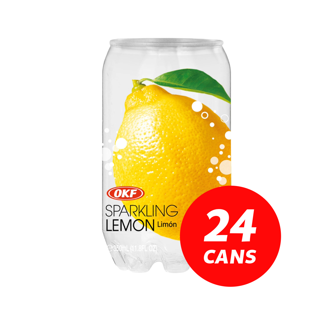 OKF Sparkling drink - Lemon 24 x 350ml cans