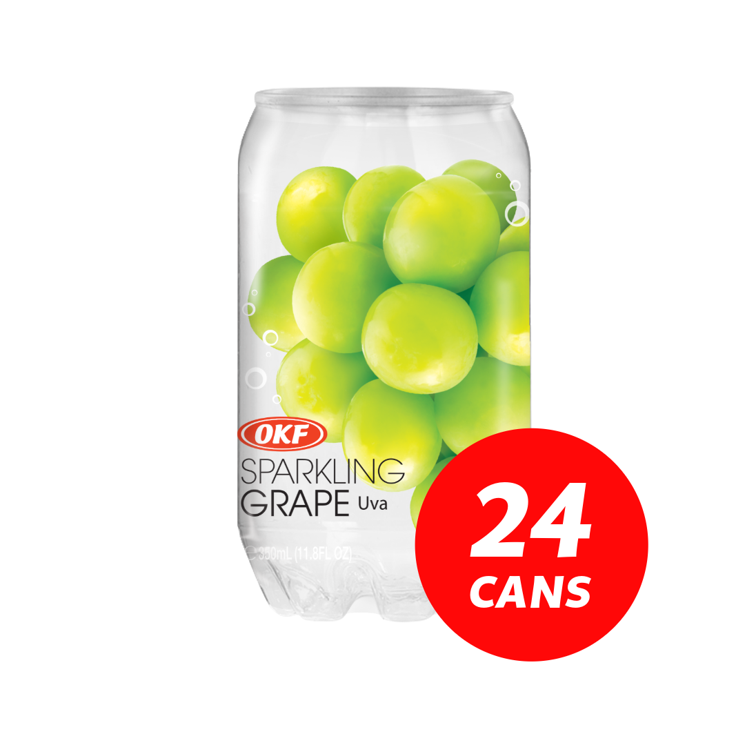 OKF sparkling drink grape - 24 x 350ml cans