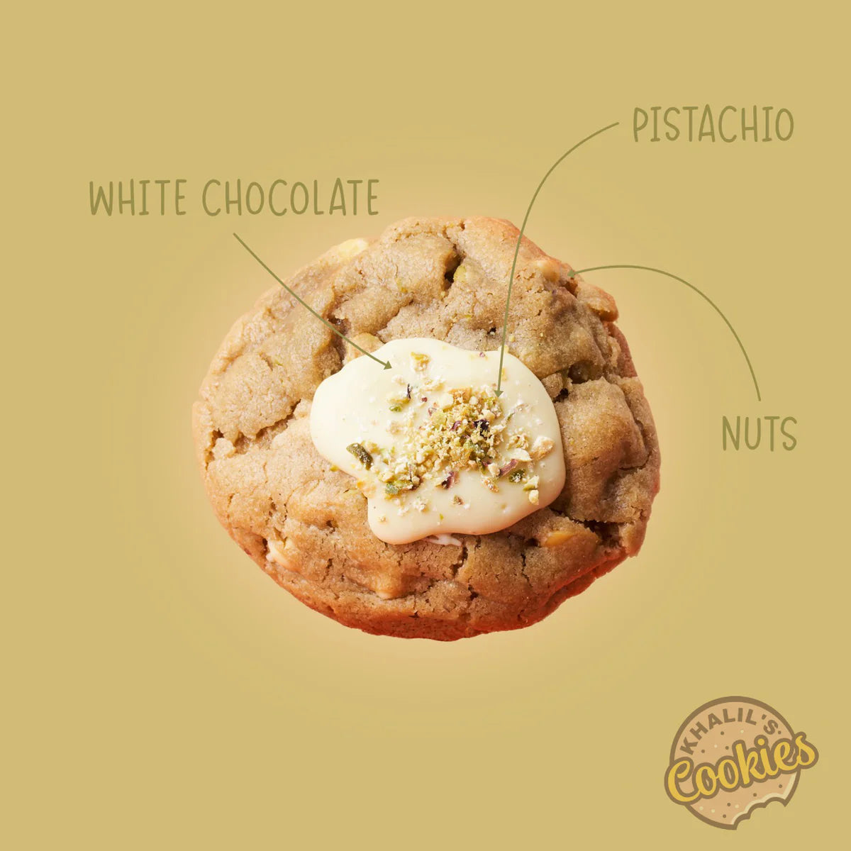 Khalil's Cookies - Pistachio|| THURS-SUNDAY only