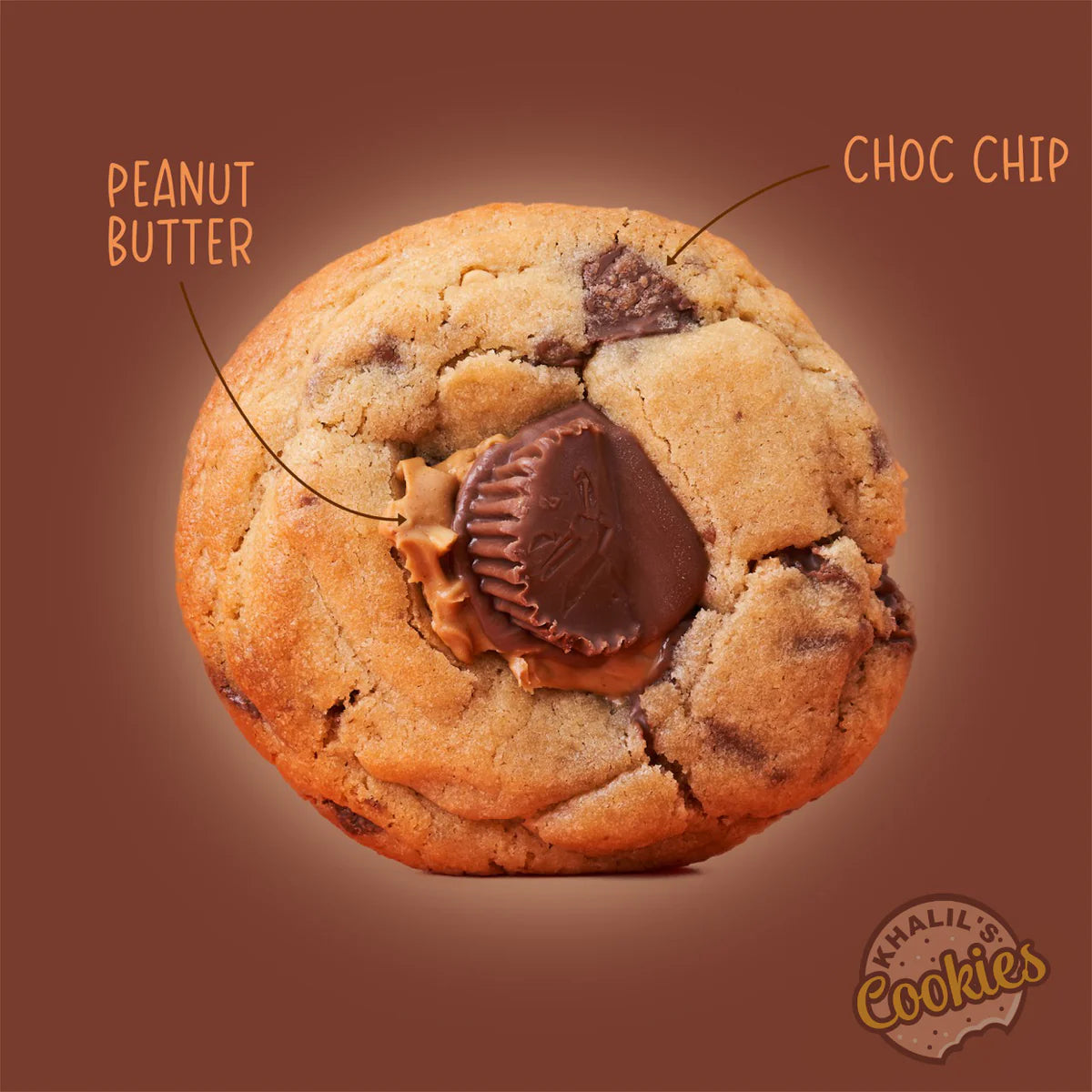 Khalil's Cookies - Peanut butter choc chip || THURS-SUNDAY only